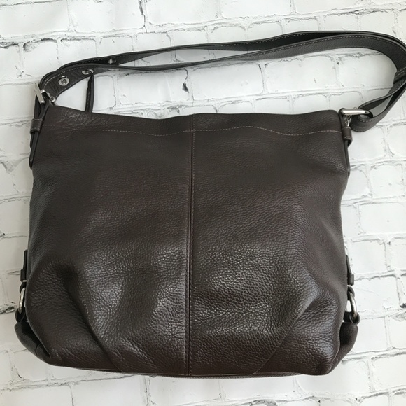 Coach Brown Leather Convertible Bag - Picture 7 of 12